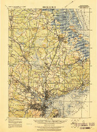 Salem Massachusetts Historical topographic map, 1:62500 scale, 15 X 15 Minute, Year 1919