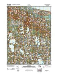 Sandwich Massachusetts Historical topographic map, 1:24000 scale, 7.5 X 7.5 Minute, Year 2012