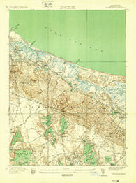 Sandwich Massachusetts Historical topographic map, 1:24000 scale, 7.5 X 7.5 Minute, Year 1939