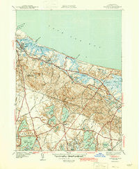 Sandwich Massachusetts Historical topographic map, 1:31680 scale, 7.5 X 7.5 Minute, Year 1943