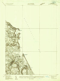 Scituate Massachusetts Historical topographic map, 1:24000 scale, 7.5 X 7.5 Minute, Year 1935