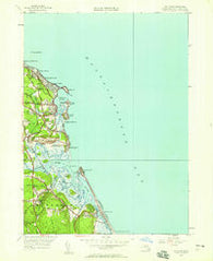 Scituate Massachusetts Historical topographic map, 1:24000 scale, 7.5 X 7.5 Minute, Year 1947