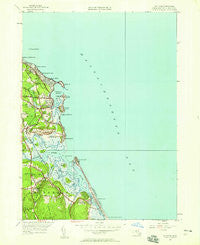 Scituate Massachusetts Historical topographic map, 1:24000 scale, 7.5 X 7.5 Minute, Year 1947