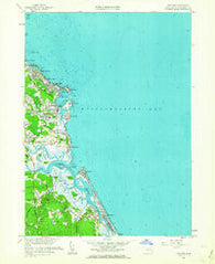 Scituate Massachusetts Historical topographic map, 1:24000 scale, 7.5 X 7.5 Minute, Year 1961