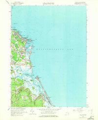 Scituate Massachusetts Historical topographic map, 1:24000 scale, 7.5 X 7.5 Minute, Year 1961