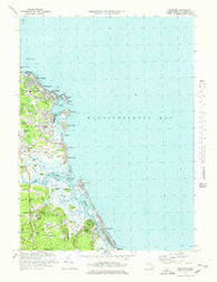 Scituate Massachusetts Historical topographic map, 1:25000 scale, 7.5 X 7.5 Minute, Year 1974