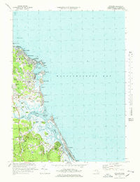 Scituate Massachusetts Historical topographic map, 1:25000 scale, 7.5 X 7.5 Minute, Year 1974