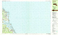 Scituate Massachusetts Historical topographic map, 1:25000 scale, 7.5 X 15 Minute, Year 1984