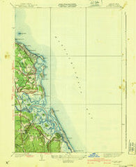 Scituate Massachusetts Historical topographic map, 1:31680 scale, 7.5 X 7.5 Minute, Year 1940