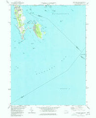 Sconticut Neck Massachusetts Historical topographic map, 1:24000 scale, 7.5 X 7.5 Minute, Year 1975
