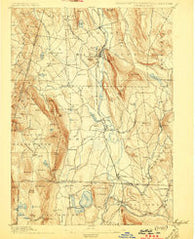 Sheffield Massachusetts Historical topographic map, 1:62500 scale, 15 X 15 Minute, Year 1897