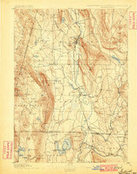 Sheffield Massachusetts Historical topographic map, 1:62500 scale, 15 X 15 Minute, Year 1897