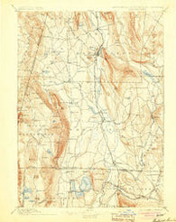 Sheffield Massachusetts Historical topographic map, 1:62500 scale, 15 X 15 Minute, Year 1897