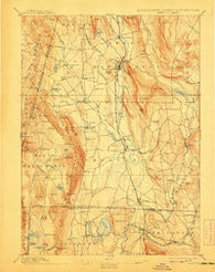 Sheffield Massachusetts Historical topographic map, 1:62500 scale, 15 X 15 Minute, Year 1897