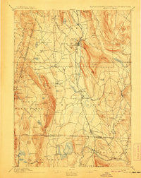 Sheffield Massachusetts Historical topographic map, 1:62500 scale, 15 X 15 Minute, Year 1897