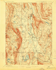 Sheffield Massachusetts Historical topographic map, 1:62500 scale, 15 X 15 Minute, Year 1897