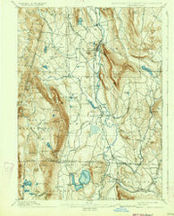 Sheffield Massachusetts Historical topographic map, 1:62500 scale, 15 X 15 Minute, Year 1897
