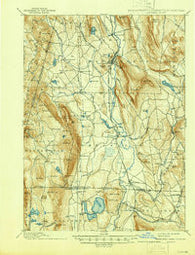 Sheffield Massachusetts Historical topographic map, 1:62500 scale, 15 X 15 Minute, Year 1897