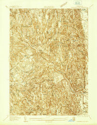 Shelburne Falls Massachusetts Historical topographic map, 1:24000 scale, 7.5 X 7.5 Minute, Year 1937