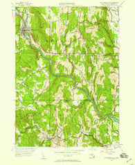 Shelburne Falls Massachusetts Historical topographic map, 1:24000 scale, 7.5 X 7.5 Minute, Year 1949