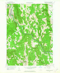 Shelburne Falls Massachusetts Historical topographic map, 1:24000 scale, 7.5 X 7.5 Minute, Year 1961