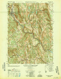 Shelburne Falls Massachusetts Historical topographic map, 1:25000 scale, 7.5 X 7.5 Minute, Year 1949