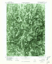 Shelburne Falls Massachusetts Historical topographic map, 1:25000 scale, 7.5 X 7.5 Minute, Year 1975