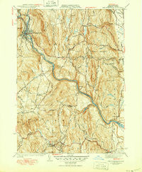 Shelburne Falls Massachusetts Historical topographic map, 1:31680 scale, 7.5 X 7.5 Minute, Year 1941