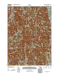 Shelburne Falls Massachusetts Historical topographic map, 1:24000 scale, 7.5 X 7.5 Minute, Year 2012