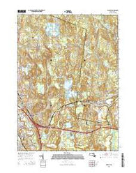 Shirley Massachusetts Current topographic map, 1:24000 scale, 7.5 X 7.5 Minute, Year 2015