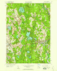 Shirley Massachusetts Historical topographic map, 1:24000 scale, 7.5 X 7.5 Minute, Year 1950