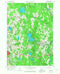 Shirley Massachusetts Historical topographic map, 1:24000 scale, 7.5 X 7.5 Minute, Year 1965