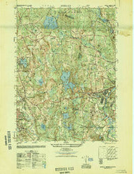 Shirley Massachusetts Historical topographic map, 1:25000 scale, 7.5 X 7.5 Minute, Year 1949