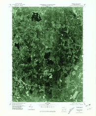 Shirley Massachusetts Historical topographic map, 1:25000 scale, 7.5 X 7.5 Minute, Year 1975