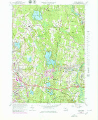 Shirley Massachusetts Historical topographic map, 1:25000 scale, 7.5 X 7.5 Minute, Year 1965