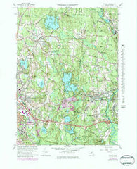 Shirley Massachusetts Historical topographic map, 1:25000 scale, 7.5 X 7.5 Minute, Year 1965