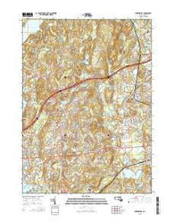 Shrewsbury Massachusetts Current topographic map, 1:24000 scale, 7.5 X 7.5 Minute, Year 2015