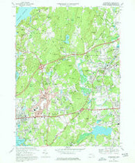 Shrewsbury Massachusetts Historical topographic map, 1:24000 scale, 7.5 X 7.5 Minute, Year 1969