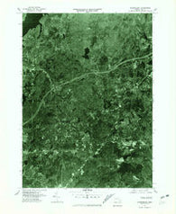 Shrewsbury Massachusetts Historical topographic map, 1:25000 scale, 7.5 X 7.5 Minute, Year 1975