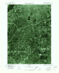 Shrewsbury Massachusetts Historical topographic map, 1:25000 scale, 7.5 X 7.5 Minute, Year 1975