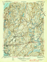 Shrewsbury Massachusetts Historical topographic map, 1:31680 scale, 7.5 X 7.5 Minute, Year 1943