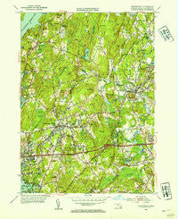Shrewsbury Massachusetts Historical topographic map, 1:31680 scale, 7.5 X 7.5 Minute, Year 1953