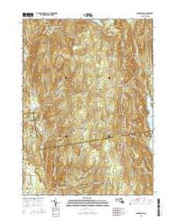 Shutesbury Massachusetts Current topographic map, 1:24000 scale, 7.5 X 7.5 Minute, Year 2015