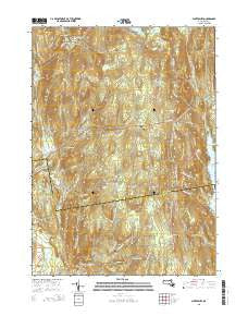 Shutesbury Massachusetts Current topographic map, 1:24000 scale, 7.5 X 7.5 Minute, Year 2015