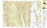 Shutesbury Massachusetts Historical topographic map, 1:25000 scale, 7.5 X 15 Minute, Year 1990