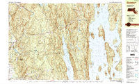 Shutesbury Massachusetts Historical topographic map, 1:25000 scale, 7.5 X 15 Minute, Year 1990