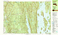 Shutesbury Massachusetts Historical topographic map, 1:25000 scale, 7.5 X 15 Minute, Year 1990