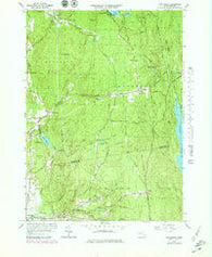 Shutesbury Massachusetts Historical topographic map, 1:25000 scale, 7.5 X 7.5 Minute, Year 1964