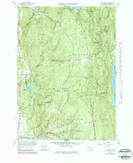 Shutesbury Massachusetts Historical topographic map, 1:25000 scale, 7.5 X 7.5 Minute, Year 1964