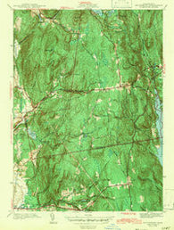 Shutesbury Massachusetts Historical topographic map, 1:31680 scale, 7.5 X 7.5 Minute, Year 1943